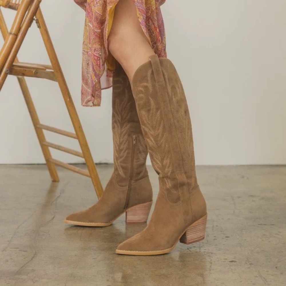 Samara Embroidered Tall Boot